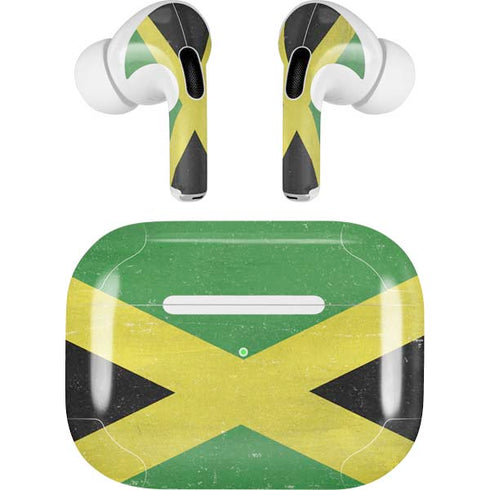 Jamaica Flag Distressed AirPods Pro 2nd Gen Skin